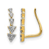 Diamond Ear Climber Earrings