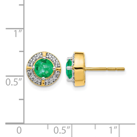 Diamond and Gemstone Fancy Halo Earrings