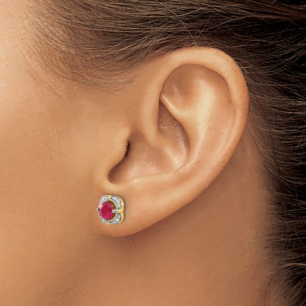 Diamond and Gemstone Fancy Earrings