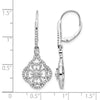 Diamond Fancy Leverback Earrings