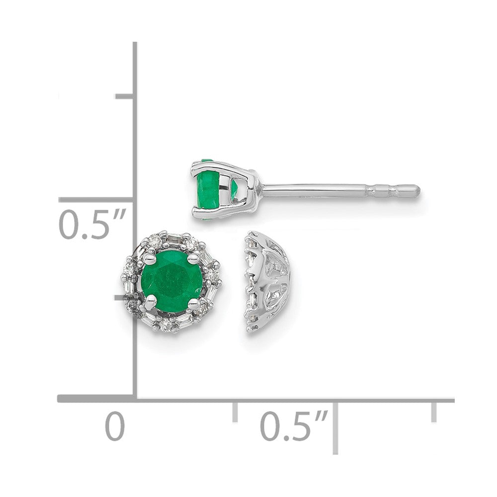 Gemstone & Diamond Earrings with Earring Jackets
