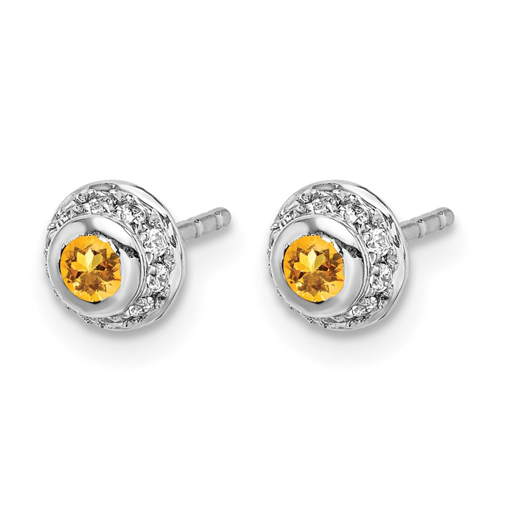 Diamond and Cabochon Gemstone Earrings