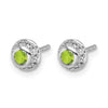 Diamond and Cabochon Gemstone Earrings
