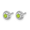Diamond and Cabochon Gemstone Earrings