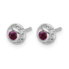 Diamond and Cabochon Gemstone Earrings