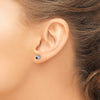 Diamond and Cabochon Gemstone Earrings