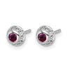Diamond and Cabochon Gemstone Earrings