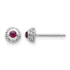 Diamond and Cabochon Gemstone Earrings