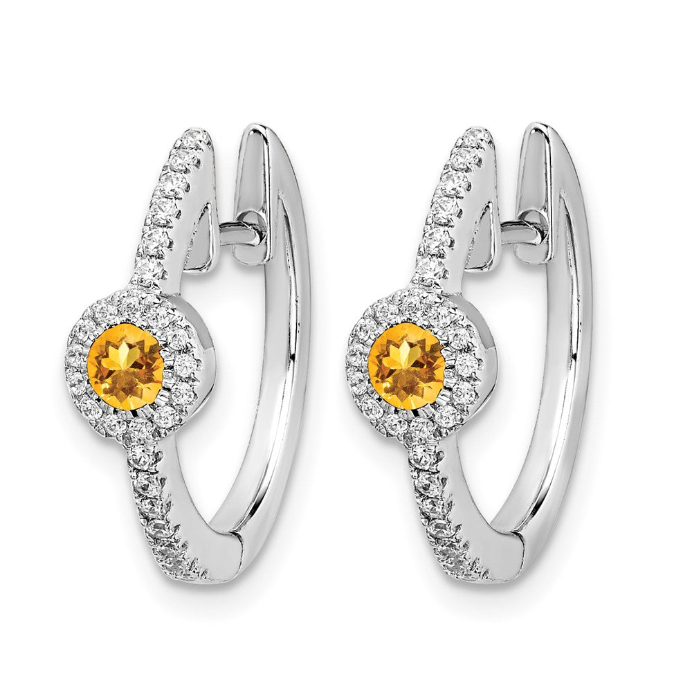 Diamond and Cabochon Gemstone Earrings