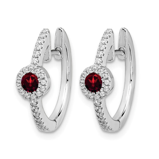 Diamond and Cabochon Gemstone Earrings