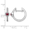 Diamond and Cabochon Gemstone Earrings