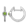 Diamond and Cabochon Gemstone Earrings