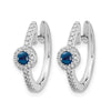 Diamond and Cabochon Gemstone Earrings