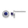 Diamond and Cabochon Gemstone Earrings