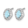 Diamond & Cabochon Gemstone Earrings