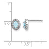 Diamond & Cabochon Gemstone Earrings