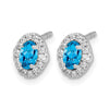 Diamond & Cabochon Gemstone Earrings