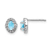 Diamond & Cabochon Gemstone Earrings