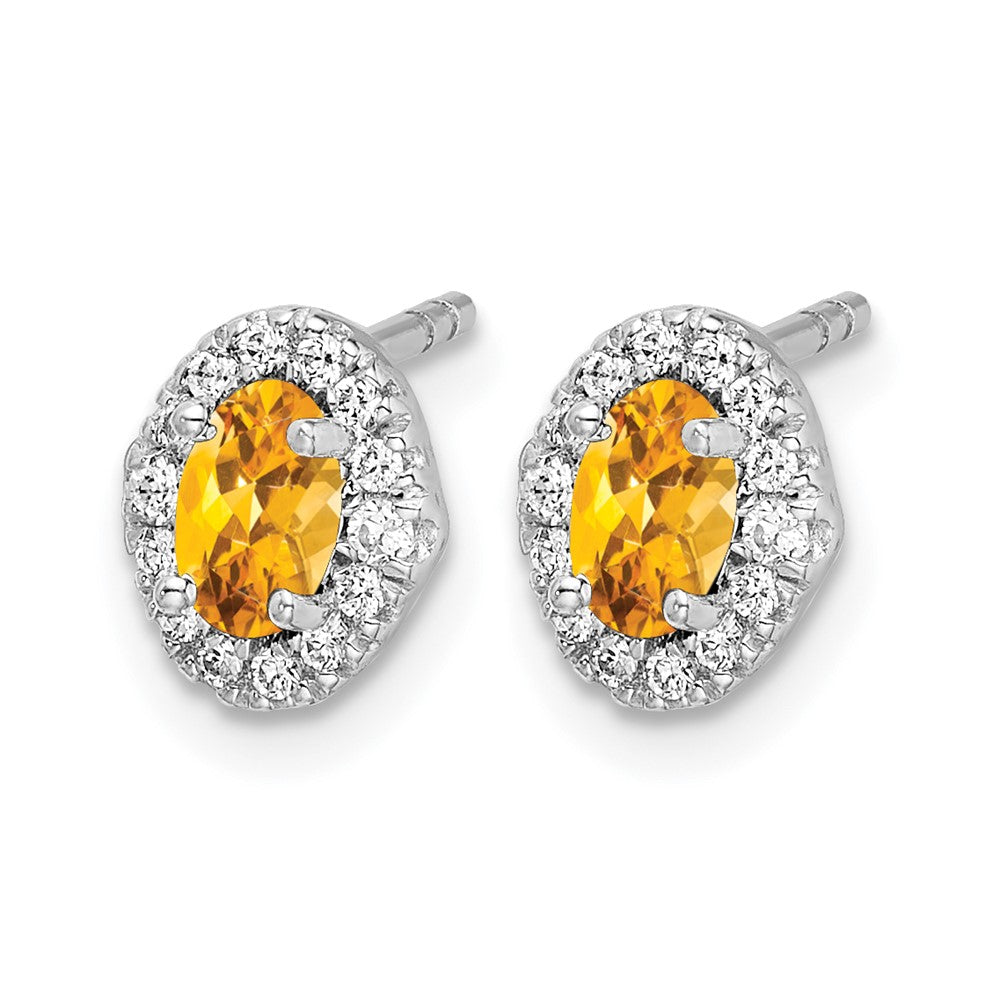 Diamond & Cabochon Gemstone Earrings
