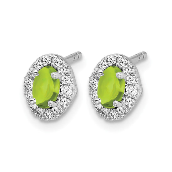 Diamond & Cabochon Gemstone Earrings