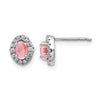 Diamond & Cabochon Gemstone Earrings