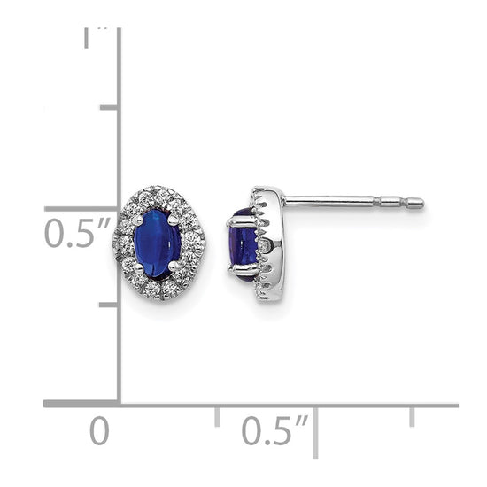 Diamond & Cabochon Gemstone Earrings