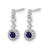 Diamond & Cabochon Gemstone Earrings