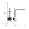 Diamond & Cabochon Gemstone Earrings