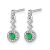 Diamond & Cabochon Gemstone Earrings