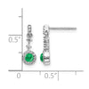 Diamond & Cabochon Gemstone Earrings