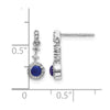Diamond & Cabochon Gemstone Earrings