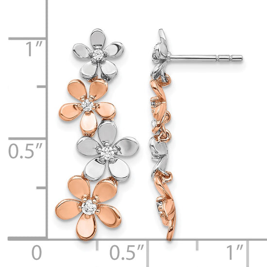 Diamond Dangle Earrings