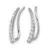 Diamond Ear Climber Earrings