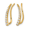 Diamond Ear Climber Earrings