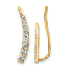Diamond Ear Climber Earrings