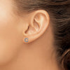 Diamond Initial Earrings
