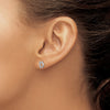 Diamond Initial Earrings