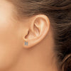 Diamond Initial Earrings