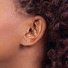 Diamond Initial Earrings