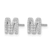 Diamond Initial Earrings