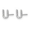 Diamond Initial Earrings