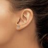 Diamond Initial Earrings