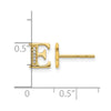 Diamond Initial Earrings