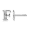 Diamond Initial Earrings