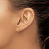 Diamond Initial Earrings