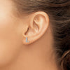 Diamond Initial Earrings
