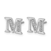 Diamond Initial Earrings