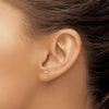 Diamond Initial Earrings