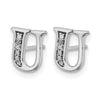 Diamond Initial Earrings