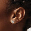 Diamond Initial Earrings